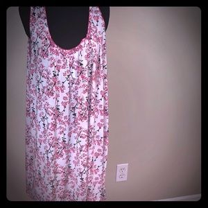 Bobbie Brooks Floral Sleeveless Gown